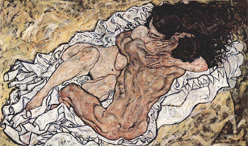 Egon Schiele The Embrace